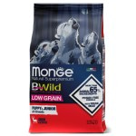 Сухой корм с низким содержанием злаков Monge BWild Dog Low Grain Puppy Deer с олениной для щенков всех пород 2,5 кг