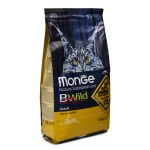 Сухой корм с низким содержанием злаков Monge Cat BWild LOW GRAIN Hare из мяса зайца для взрослых кошек 1,5 кг