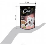 Купить Консервы Cesar для взрослых собак всех пород, говядина в сливочном соусе, 85 г Cesar в Калиниграде с доставкой (фото 4)