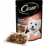 Купить Консервы Cesar для взрослых собак, тушеная телятина с овощами, 85 г Cesar в Калиниграде с доставкой (фото 10)