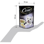 Купить Консервы Cesar для взрослых собак всех пород, с ягненком в сырном соусе, 85 г Cesar в Калиниграде с доставкой (фото 10)