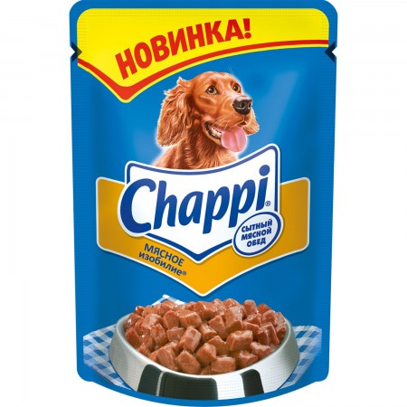 Консервы для собак Chappi Мясное изобилие 85 гр