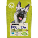 Сухой корм Purina Dog Chow Adult для взрослых собак крупных пород, индейка, 2,5 кг