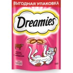 Купить Лакомство для взрослых кошек Dreamies, подушечки с говядиной, 140 г Dreamies в Калиниграде с доставкой (фото)