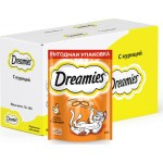 Купить Лакомство для взрослых кошек Dreamies, подушечки с курицей, 140 г Dreamies в Калиниграде с доставкой (фото 1)