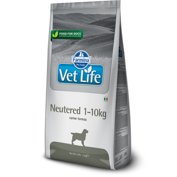 Farmina Vet Life для стерилизованных собак до 10 кг контроль веса, профилактика МКБ 2 кг