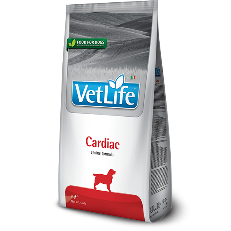 Сухой диетический корм Farmina Vet Life Dog Cardiac canine для собак, для поддержания работы сердца при хронической сердечной недостаточности 2 кг