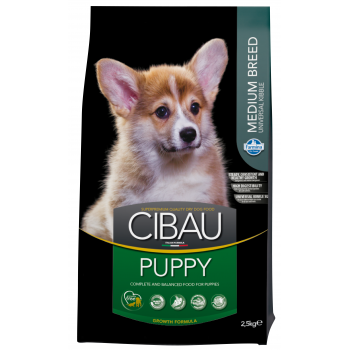 Farmina Cibau Puppy Medium корм для щенков средних пород, беременных и кормящих собак 800 гр