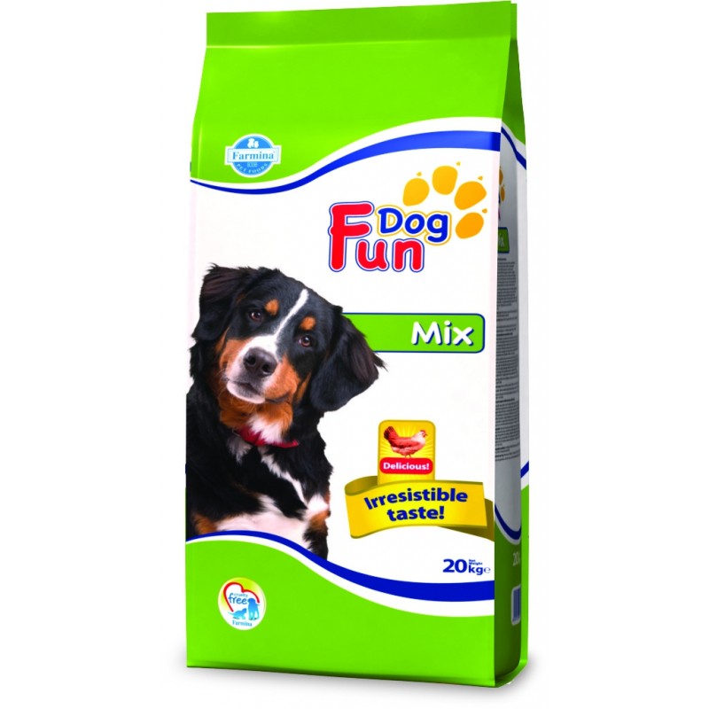 Farmina Fun Dog Mix для взрослых собак всех пород, со вкусом курицы 20 кг