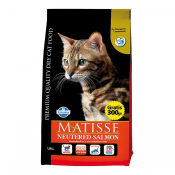 Farmina Matisse для стерилизованных кошек, с лососем, 10 кг