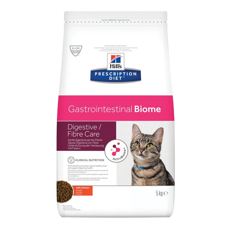 HILLS Prescription Diet Gastrointestinal Biome диетический корм для кошек c курицей 3 кг