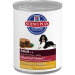Консервы Hill's Science Plan Advanced Fitness влажный корм для взрослых собак мелких и средних пород, контроль веса, курица 370 гр