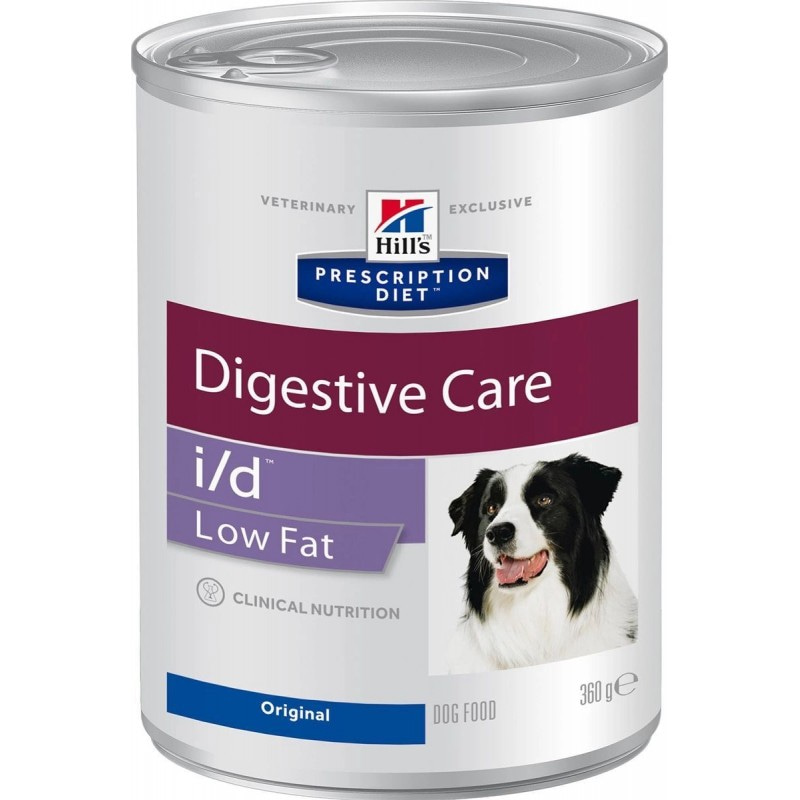 Корм для собак HILLS Prescription Diet i/d Low Fat Digestive Care для ЖКТ и поджелудочной железы консервированный 360г