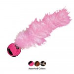 KONG Holiday игрушка для кошек, с перьевым хвостом, "Дикий Хвост" 25 см, в ассортименте