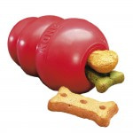KONG Classic S малая игрушка для наполнения ее лакомством для собак мелких пород (весом до 9 кг) 7х4 см
