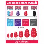 KONG Classic L большая игрушка для наполнения ее лакомством для собак крупных пород (20 -35 кг) 10х6 см