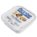 Монопротеиновые беззерновые консервы для собак Monge Monoprotein Solo Белка и Стрелка паштет из курицы 150 гр