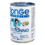 Монопротеиновые беззерновые консервы для собак Monge Monoprotein Solo Белка и Стрелка паштет из тунца 400 гр