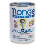 Монопротеиновые беззерновые консервы для собак Monge Monoprotein Solo Белка и Стрелка паштет из ягненка 400 гр