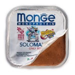 Монопротеиновые беззерновые консервы для собак Monge Monoprotein Solo Белка и Стрелка паштет из говядины 150 гр