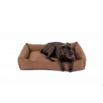 Лежанка Pets&U, размер XS – 50х40см, для маленьких пород собак и кошек до 4 кг, коричневая