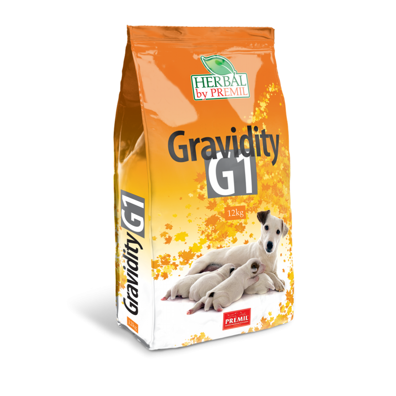 Сухой корм Premil GRAVIDITY (Премил Гравидити Г1) G1 для собак всех пород от периода подготовки к спариванию и до 42 дня беременности с мясом индейки и курицы 12 кг