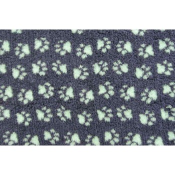 ProFleece коврик меховой 35х50 см угольный/мята