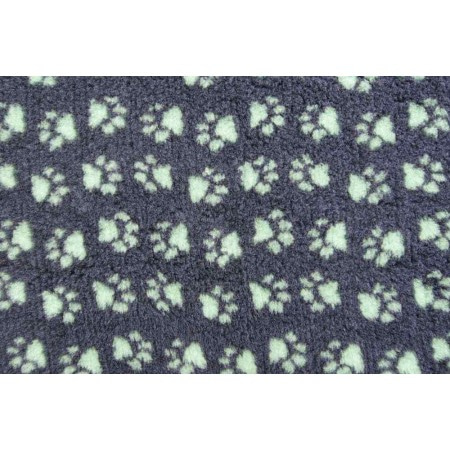 ProFleece коврик меховой 35х50 см угольный/мята