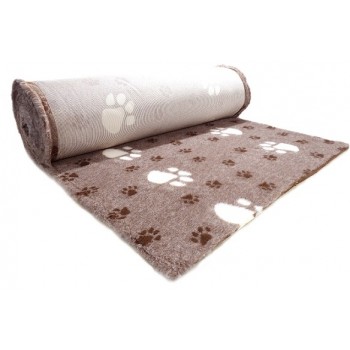 ProFleece коврик меховой Большая Лапа 1х1,6 м лиловый/шоколадный