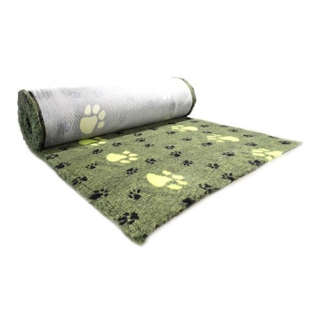 ProFleece коврик меховой Большая Лапа 1х1,6 м лайм/черный