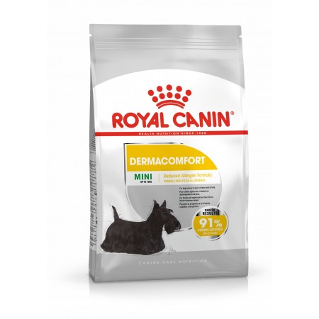 Royal Canin Mini Dermacomfort, для взрослых собак мелких пород, при раздражениях и зуде кожи, 1 кг Royal Canin Mini Dermacomfort, для взрослых собак мелких пород, при раздражениях и зуде кожи, 1 кг