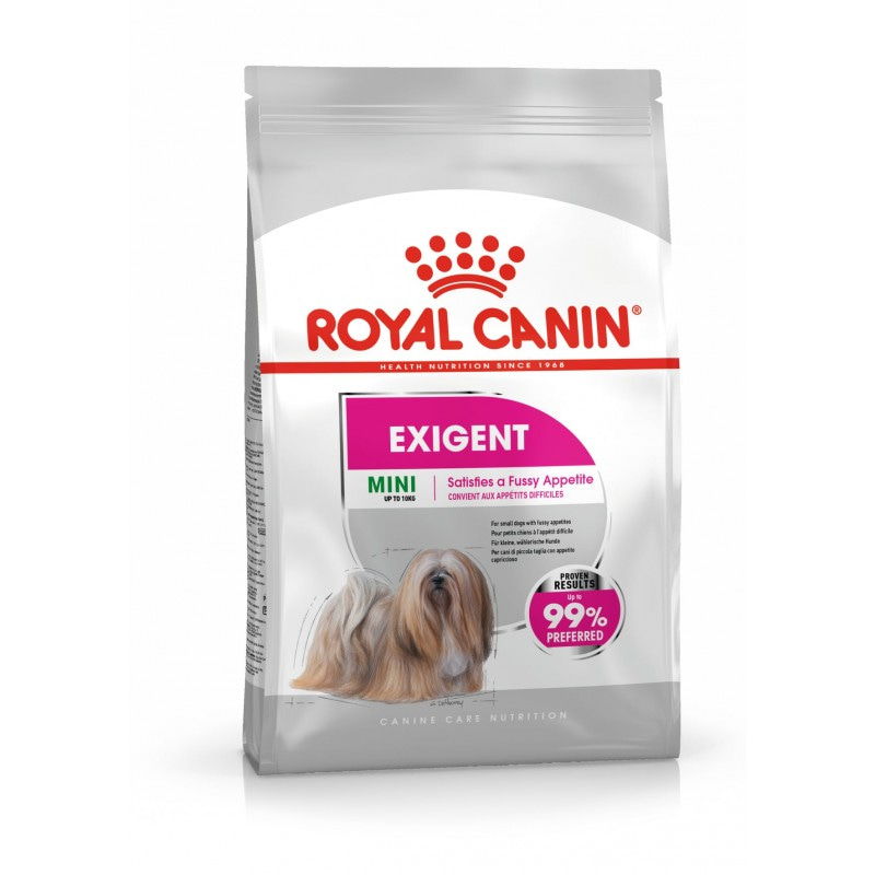 Royal Canin Mini Exigent для взрослых собак мелких размеров (весом от 1 до 10 кг) в возрасте 10 месяцев и старше, привередливых в питании, 1 кг