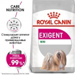 Royal Canin Mini Exigent для взрослых собак мелких размеров (весом от 1 до 10 кг) в возрасте 10 месяцев и старше, привередливых в питании, 1 кг