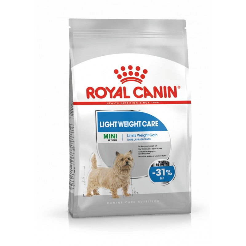 Royal Canin Mini Light Weight Care, для взрослых собак мелких размеров склонных к набору лишнего веса 1 кг