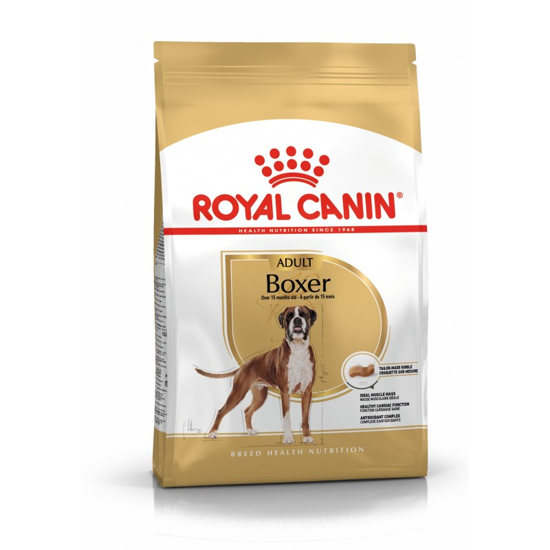 Сухой корм Royal Canin Boxer Adult для взрослых и стареющих собак породы боксер в возрасте 15 месяцев и старше 12 кг