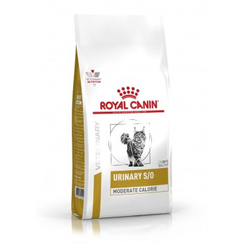 Royal Canin Urinary S/O Moderate Calorie диета для взрослых кошек контроль веса, профилактика МКБ 400 гр