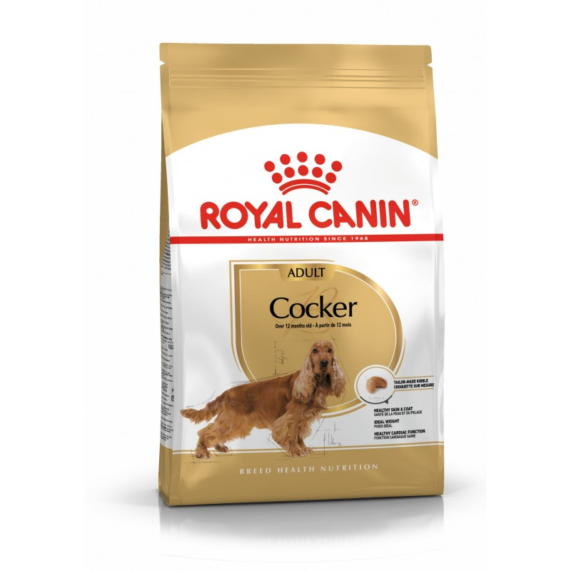 Купить Royal Canin Cocker Adult для взрослых собак породы английский или американский кокер спаниель 3 кг Royal Canin в Калиниграде с доставкой (фото)