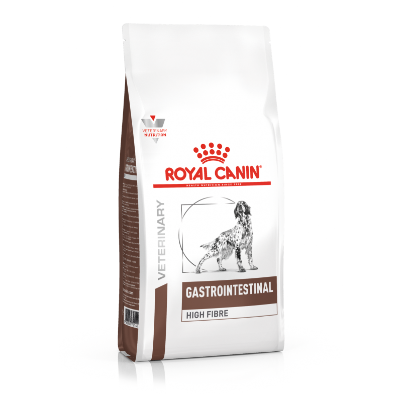 Сухой диетический корм Royal Canin Gastrointestinal High Fibre с повышенным содержанием клетчатки для взрослых собак всех пород при нарушениях пищеварения 2 кг