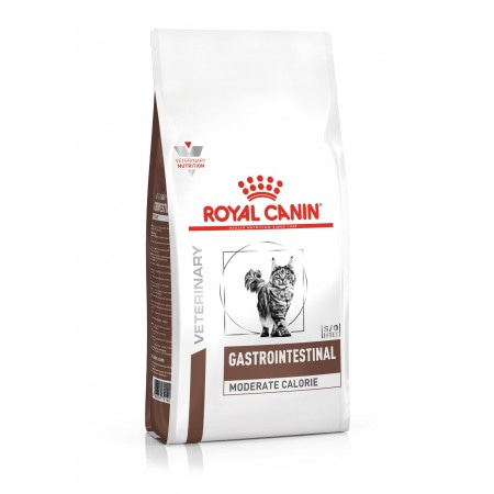 Royal Canin Gastrointestinal Moderate Calorie GIM 35 Feline диета для взрослых кошек, при панкреатите и острых расстройствах пищеварения 350гр