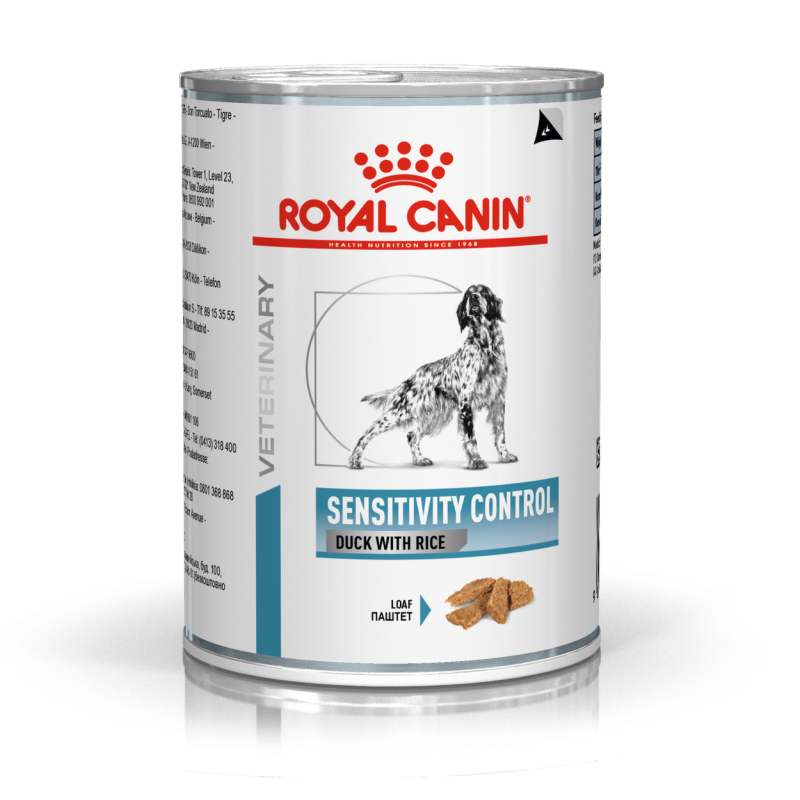 ROYAL CANIN Sensitivity Control Canine Duck with Rice Ветеринарная диета для взрослых собак при пищевой аллергии или пищевой непереносимости (утка и рис) 400 гр