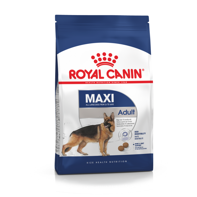 Купить Royal Canin Maxi Adult для собак крупных размеров 15 кг Royal Canin в Калиниграде с доставкой (фото)
