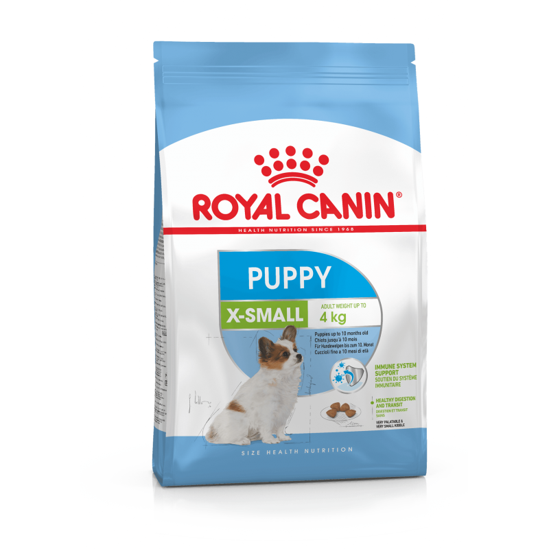 Купить Royal Canin X-Small Puppy для щенков очень мелких собак (до 4 кг) в возрасте до 10 месяцев 500 гр Royal Canin в Калиниграде с доставкой (фото)