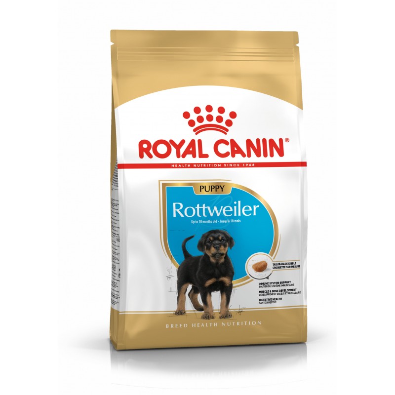Сухой корм Royal Canin Rottweiler Puppy для щенков породы ротвейлер в возрасте до 18 месяцев 12 кг