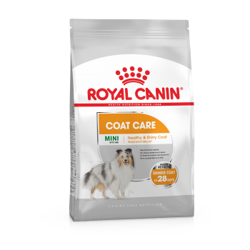 Royal Canin Mini Coat Care для взрослых и стареющих собак мелких размеров с тусклой и сухой шерстью 1 кг