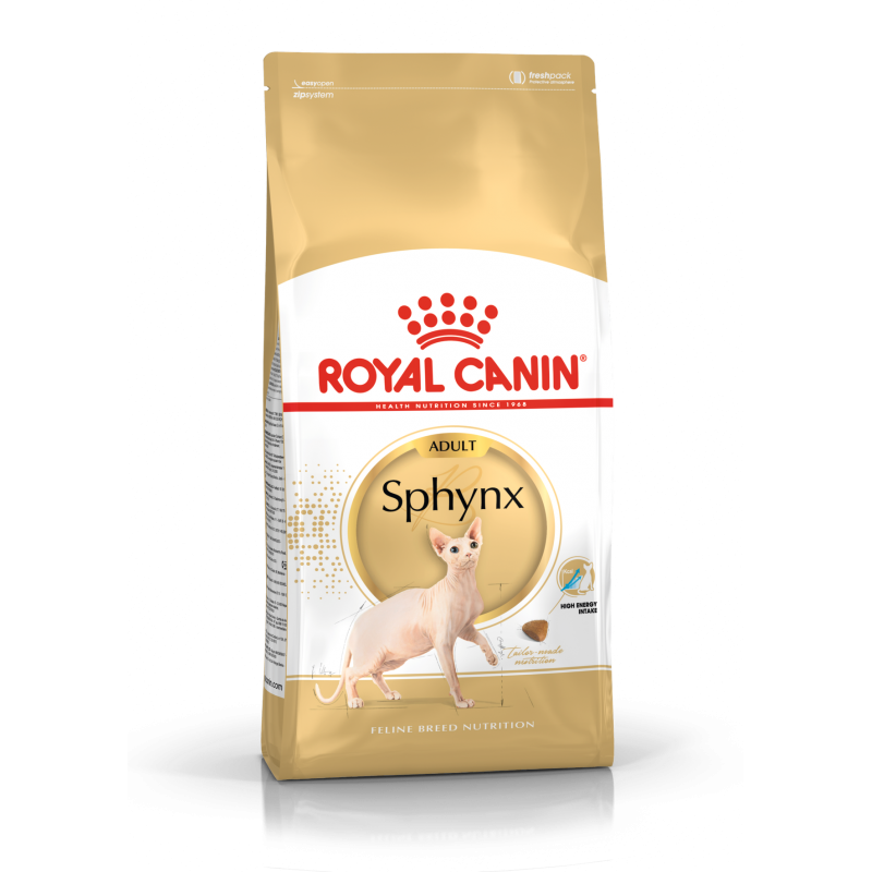 Купить Royal Canin Sphynx Adult для взрослых кошек породы сфинкс старше 12 месяцев 10 кг Royal Canin в Калиниграде с доставкой (фото)