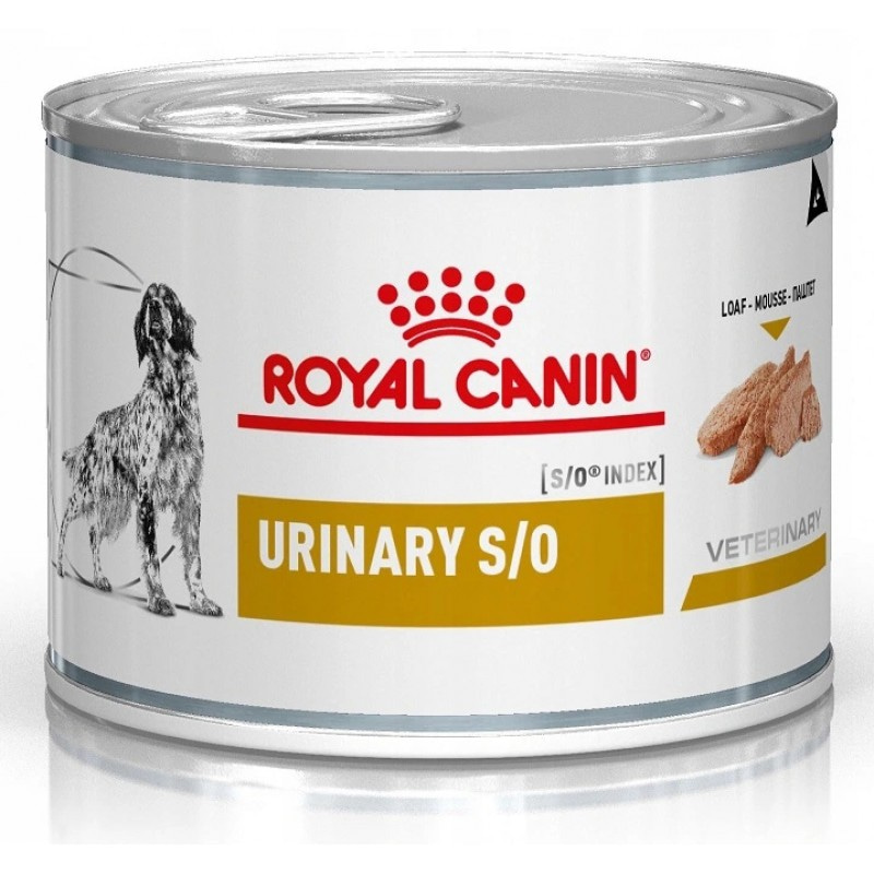 Влажный диетический корм Royal Canin Urinary S/O Canine для взрослых собак при мочекаменной болезни (в паштете) 200 гр