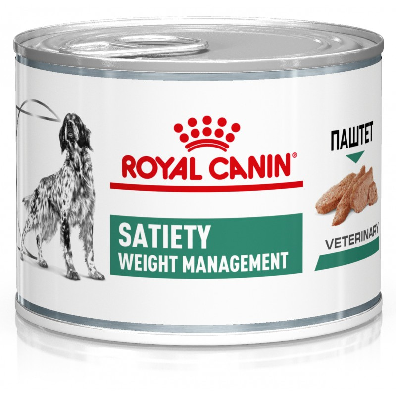 Влажный диетический корм Royal Canin Satiety Weight Management для взрослых и пожилых собак всех пород, контроль веса 200 гр