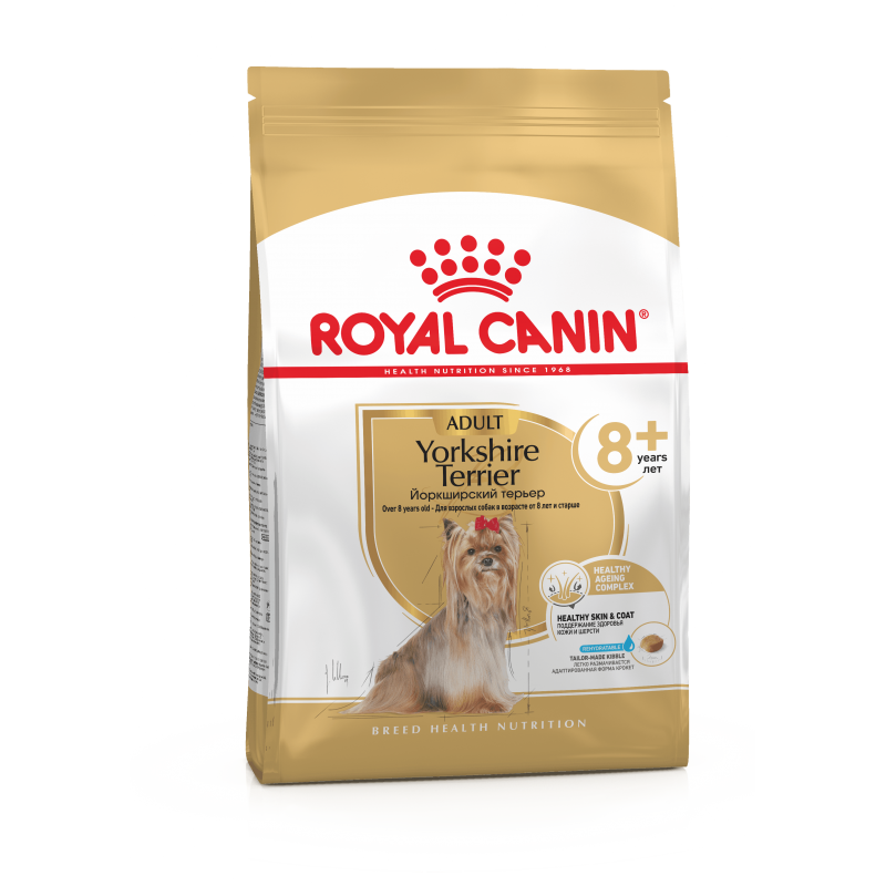 Купить Royal Canin Yorkshire Terrier 8+ для стареющих собак породы Йоркширский терьер старше 8 лет 1,5 кг Royal Canin в Калиниграде с доставкой (фото)