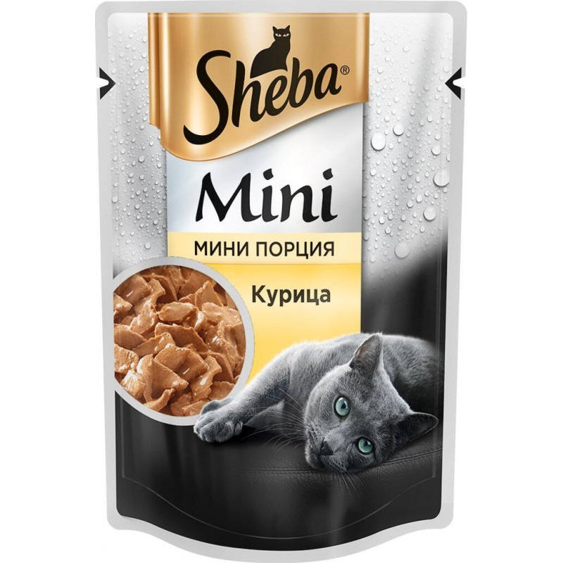 Консервы для кошек Sheba Mini, с курицей, 50 г