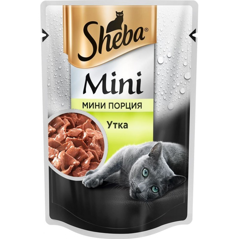 Консервы для кошек Sheba Mini, с уткой, 50 г